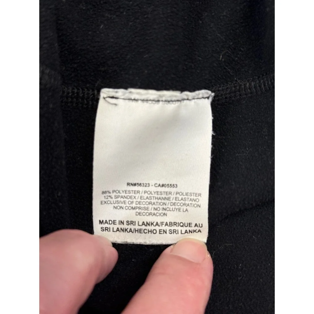 Nike Pro Womens XL Black Funnel Neck Long Sleeve Thumbhole Base‎ Layer Top